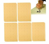 fkngcp 150 Fogli di Calligrafia Set 14.2x9.8x0, 4 Pollici di Calligrafia del Layout della griglia con Assorbimento di Inchiostro Carta Cinese per Pratica e Arte
