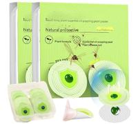 fkngcp Adesivi repellenti di Bug 2 scatole 20 Tablet Adesivi Naturali per Bug Patches per Piante Repellente per Bambini e Adulti Cassa di Perline Portatile per Olio Essenziale per Olio Essenziale