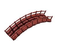 fkngcp Garden Decorations, 3.5x1.2x01 Miniature Arch Bridge Chinese Bonsai Figurine Plant Pot Decor