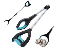 fkngcp Grabber Reacher con Portatili da 32, 28 Pollici a LED e grabbanni per Anziani Pieghevoli Raccolto Grabber Pickup Strumento per Lo Strumento di Spazzatura per Anziani operai di igiene