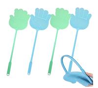 fkngcp Volare svatter, plastica flyswatters Multi-Pack, flyswatters a Mano Lunga, svatter a Mosca all'aperto per casa, Insetto Manico Lungo per Interno ed Esterno, 4 Pezzi Forma di Mano