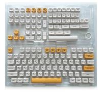 FKRTQIYN 140 Milk XDA Profilo KeyCaps PBT Compatibile con MX Switch Mechanical Taste Russe Thailandia Thailandia Keycap Personalizzate Coreane per progetti Fai -da -Te(Russian)