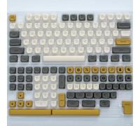 FKRTQIYN 142 Shimmer KOA KeyCaps Compatibile con MX Switch Mechanical Taste Personalizzate Fai da Te Fai da Te Fai da Te Il Set di tastie di keycap PBT Russo Coreano Giapponese(English)