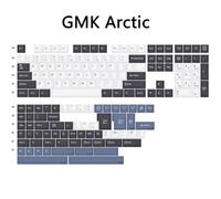 FKRTQIYN 173 CLE Clone CHIECAPS GMK Clone Olivia Arctic Red Samurai 8008 Profilo Chiave ABS a Doppio Colpo Compatibile con tastiere meccaniche MX(Arctic)