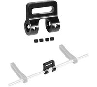 FKRTQIYN Fairlead modulare in Alluminio per paraurti a Tubo da 4,5 mm Compatibile con Il vagone di Potenza del Telaio del Crawler RC e Il Corpo Cliffhanger in Nero
