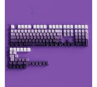FKRTQIYN Gradiente Grigio RGB retroilluminato PBT a Doppio tiro Keycaps Compatibile con tastiere di Gioco Meccanico MX con Incisione Laterale(10)