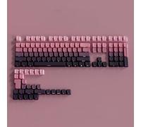 FKRTQIYN Gradiente Grigio RGB retroilluminato PBT a Doppio tiro Keycaps Compatibile con tastiere di Gioco Meccanico MX con Incisione Laterale(01)