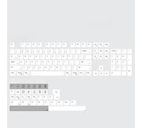 FKRTQIYN Kbdiy retro 143 keycap set pbt matcha koa compatibile con moa in stile 7u iso per tastiere meccaniche russo coreano giapponese(MAC Apple Style-EN)