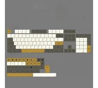 FKRTQIYN Kbdiy Retro 143 keycap Set pbt Matcha koa Compatibile con moa in Stile 7u ISO per tastiere meccaniche Russo Coreano Giapponese(Glimmer-JA)
