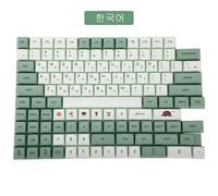 FKRTQIYN KeyCaps 123Keys XDA Profilo Corea inglese Russia Compatibile con MX Mechanical Taste 104 87 61(MCL Korean)