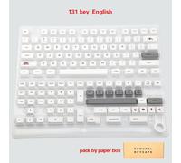 FKRTQIYN KeyCaps 123Keys XDA Profilo Corea inglese Russia Compatibile con MX Mechanical Taste 104 87 61(RL 131 English)