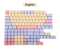 FKRTQIYN KeyCaps 123Keys XDA Profilo Corea inglese Russia Compatibile con MX Mechanical Taste 104 87 61(MH 132 English)