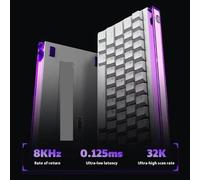FKRTQIYN Nano 68 68 PRO Magnetic Gaming Tastiera TTC Type-C RGB 8000Hz Regolabile 0 Zona Morta RT 0,01 Compatibile con più dispositivi(Nano 68 PRO TTC)