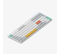 FKRTQIYN NUPHY AIR96 V2 Wireless 96 percento Tastiera Meccanica a Basso Profilo Switch Compatibile con Windows e Altri dispositivi(Ionic White)