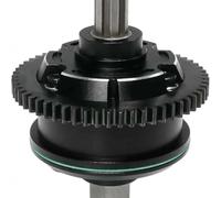 FKRTQIYN SET DIFF DIFF CENTRO METALE 57T Compatibile con ARA311165 per 1/10 Outcast 4S V2 e 1/8 Mojave 4S Componente di aggiornamento(Black)