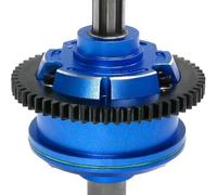 FKRTQIYN SET DIFF DIFF CENTRO METALE 57T Compatibile con ARA311165 per 1/10 Outcast 4S V2 e 1/8 Mojave 4S Componente di aggiornamento(Blue)