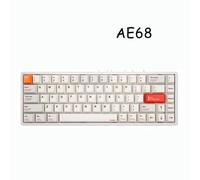 FKRTQIYN Switch Magnetico Tastiera da Gioco Meccanico cablato 8K 8K RT ABS Compatibile con valori e Altri Giochi(White Caps)