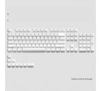 FKRTQIYN Tastie di tastie di tastie di chiacchiere per Gelatine di Cristallo Viola per la Tastiera da Gioco Compatibile MX Compatible Tastiera(White-Side Print)
