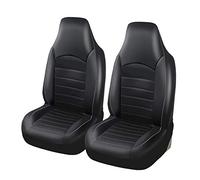 FKSWJZXD Coprisedili Anteriori 2 Posti per Isuzu D-Max 2015-2023 2024 2025, Protezioni per Sedili Auto Impermeabili,Black