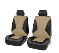FKSWJZXD Coprisedili Anteriori 2 Posti per Land Rover Discovery 4 | Discovery 4 / Discovery 4 S/SE/HSE, Protezioni per Sedili auto Impermeabili,C Beige