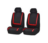 FKSWJZXD Coprisedili in Pelle per Hyundai Santa Fe 2000-2025, Resistenti E Resistenti Coprisedile Impermeabile Coprisedili Auto Universali,Red