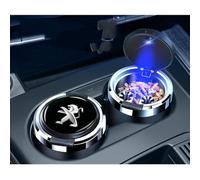 FKSWJZXD Posacenere Auto per Peugeot 208 2019-2024 2025 GV, Portatile, con Coperchio, per Auto Viaggi All'aperto Casa Ufficio