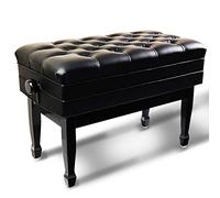 FKTHYO Sgabello per pianoforte Deluxe regolabile in altezza con scomparto per riporre la musica, comodo sgabello ergonomico per pianoforte con piastra in gomma, bellissimo paesaggio