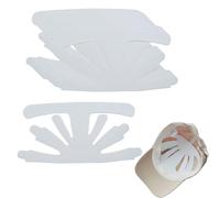 FKUMLUN 20 inserti sagomanti per cappelli da baseball, in plastica, supporto per tesa interna, bianco, per donne e uomini, bianco