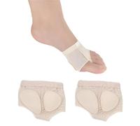 FKWKUW Perizoma per Piede da Ballo, Zampe da Ballo Undies Abbigliamento da Ballo, Mezza Suola Perizoma per Piede Avampiede Calzini per Scarpe Liriche, 1 Paio di Undies Antiscivolo per il Balletto Jazz