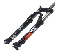 FKXSXAZ Forcelle Ammortizzate per Bicicletta da 26", 27,5" e 29", Olio/Molla, Forcella Anteriore per MTB, Escursione 100 mm, Regolazione della Corona QR, cannotto da 1-1/8", Freno a Disco