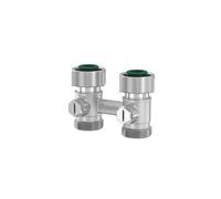 FL Blocco Valvola Escluso. Passaggio D2/50 G3/4i x G3/4a MS Verniciato Con Cono