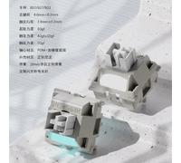 FL CMMK Ash Snow Switch Interruttori lineari silenziosi Nylon POM La neve cade silenziosamente Tastiera meccanica Gaming MX Switch 3 pin 40g