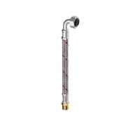 FL Meiflex Tubo Armato Riscaldamento/Clima 3/4" AG x 3/4" Curva, 700 Mm