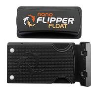 FL!PPER Flipper Cleaner Float, Calamita pulisci Vetro 2 in 1 per acquari e vasche per Pesci, Galleggiante, con Spazzola e Raschietto, Formato Nano