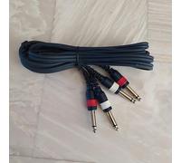 Cavo Jack DAP AUDIO FL223 Connettore 1: 2 JACK 6.35mm Mono Maschio, Connettore 2: 2 JACK 6.35mm Mono Maschio, Lunghezza 3m