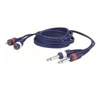 FL23 - 2 RCA Male L/R > 2 mono Jack L/R