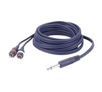 FL33 - mono Jack > 2 RCA Male L/R
