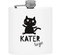 Flachmann "Kater to go | Regali con cuore di Sheepworld, sempre una buona idea