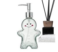 Flacon Pompe Rechargeable À MotifDistributeur De Savon Pour Salle De Bains | Distributeur De Savon De Cuisine Douche Plan De Travail Pièce Buanderie Lavage Noël