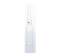 Flacone ampolla curvo in vetro trasparente/marrone da 1/2/5/10/20 ml da laboratorio, utilizzato for la conservazione(Clear 1ml 100pcs)