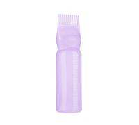 Flacone applicatore a pettine per radici, contenitore riutilizzabile per salone di bellezza, facile da spremere, bottiglia per tintura per capelli con pennello