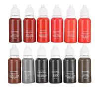 Flacone Applicatore con Punta Ad Ago, 10 Pezzi Flacone Applicatore con Punta Ad Ago 10 Ml Flacone da Spremere con Punta Ad Ago Morbido Traslucido per Inchiostro per Tatuaggi Flacone per Arte Fai da Te