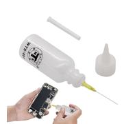 Flacone Applicatore Con Punta Ad Ago - Dispenser Di Liquidi Di Precisione Da 50 Ml, Contenitore Per Solventi Vuoto | Bottiglia Per Oliatore Ad Ago Sottile, Strumento Di Compressione A Tenuta Stagna