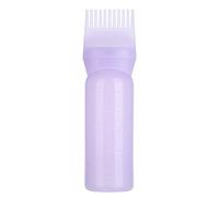 Flacone applicatore di olio per capelli, flacone applicatore pettine per radici da 160 ml Flacone di olio leggero per capelli per il trattamento del cuoio capelluto Essenziale(Viola)