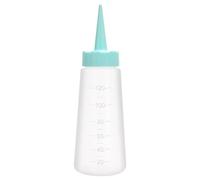 Flacone applicatore per olio per capelli da 120 ml con scala trasparente ago naso bottiglia applicatore shampoo per salone per salone