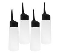 Flacone Applicatore per Tinta Chioma a Beccuccio Angolato 4 Pezzi