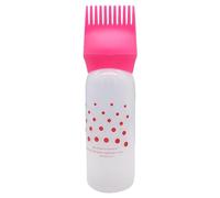 Flacone applicatore pettine per radice, pettine applicatore per cuoio capelluto - Pennello applicatore per flaconi con scala graduata | Pennello per tintura per capelli Bottiglia per olio leggera Penn