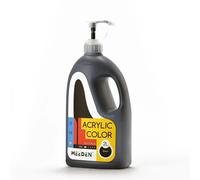Flacone Colore Acrilico 2 Lt 8-Nero