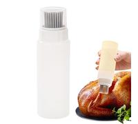 Flacone con spazzola in silicone - controllo antipolvere misurazione, accessorio da cucina | pratico strumento per barbecue, pasticceria, griglia, friggere, cuocere, marinate, senza