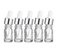 Flacone Contagocce Ricaricabile da 5ml in Vetro, 15 Pezzi | Trasportabile, Resistente alle Rotture, Chiusura a Perdite, per Oli e Miscele Aromatiche